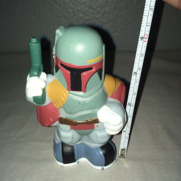Star Wars Boba Fett 2008 Vinyl Plastic Bath Toy Lucasfilm Ltd Used See Info - Picture 1 of 7